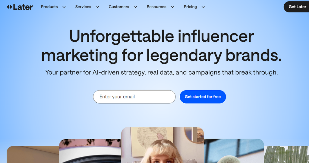 Later Dashboard Interface